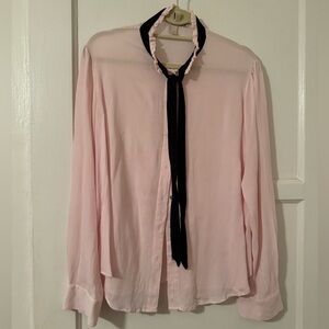 Like New Pink Button Down Blouse